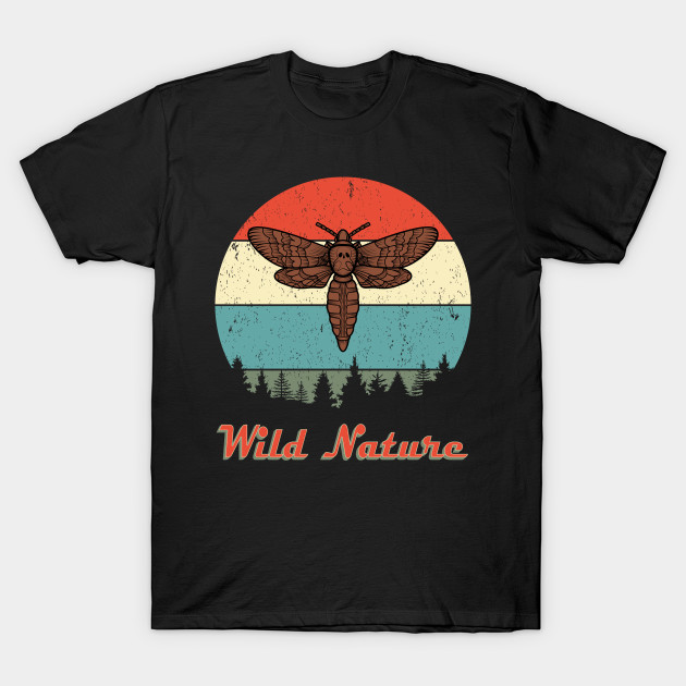 Wild Nature Moth Brown Abstract Sunset by SmileSmith